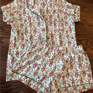 Roller Rabbit Christmas Monkey PJs! Women’s XXS